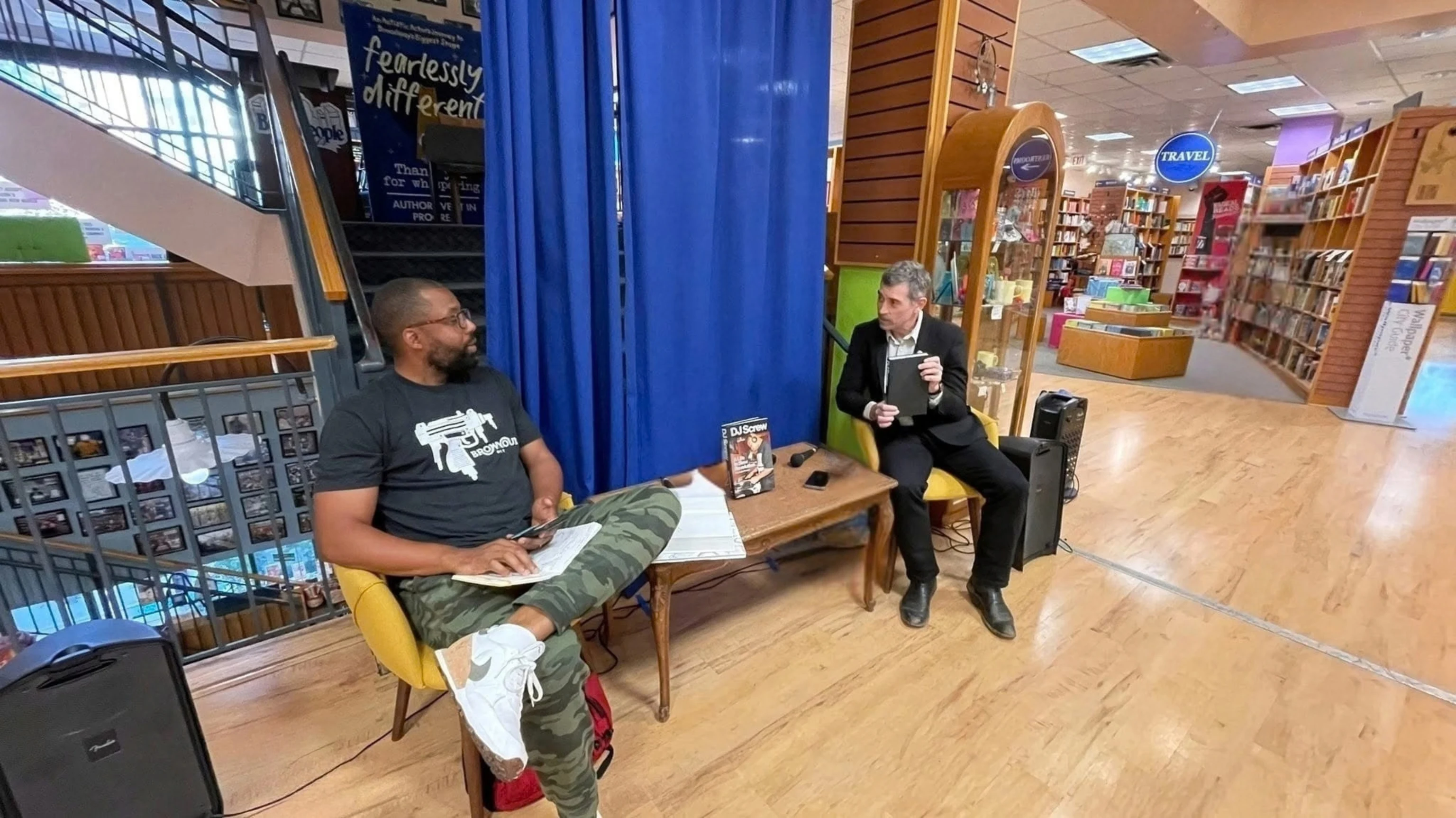 Bavu Blakes in conversation at BookPeople
